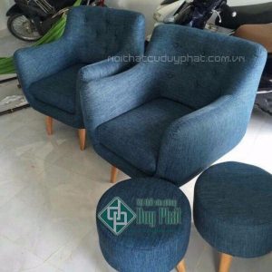sofa đơn văng thuyền bọc nỉ Hàn Quốc tại Hà Nội