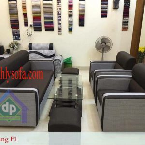 sofa văng Nhật bọc nỉ sọc xám tại Hà Nội mới 100% sofa văng Nhật bọc nỉ sọc xám tại Hà Nội mới 100%