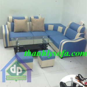 sofa góc nỉ xanh kẻ trắng tại Hà Nội mới 100% sofa góc nỉ xanh kẻ trắng tại Hà Nội mới 100%