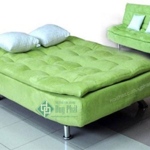 Sofa giường màu xanh cốm bọc nỉ giá rẻ Sofa giường màu xanh cốm bọc nỉ giá rẻ