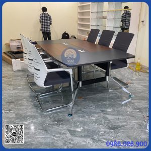 Bàn họp chân sắt nhập khẩu 2m4 – Iris-GZ-83-6