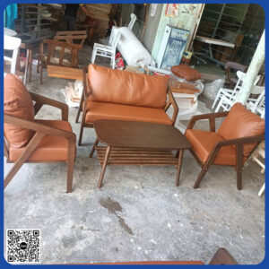 COMBO 1 bộ sofa gỗ cafe 1 bàn 2 đơn 1 văng gỗ tự nhiên đệm bọc da COMBO 1 bộ sofa gỗ cafe 1 bàn 2 đơn 1 văng gỗ tự nhiên đệm bọc da
