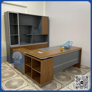 Bàn giám đốc tủ phụ L KT 1m4x1m8 Bàn giám đốc tủ phụ L KT 1m4x1m8