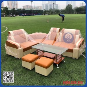 Sofa góc giá rẻ màu vàng chanh