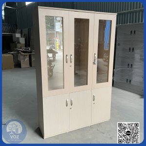 Tủ đựng tài liệu 3 cánh màu kem (THS3C-2200)