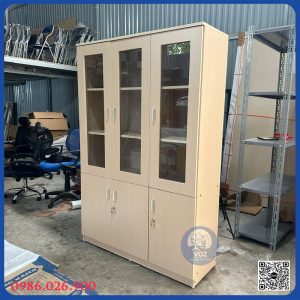 Tủ đựng tài liệu 3 cánh màu kem (THS3C-2200)