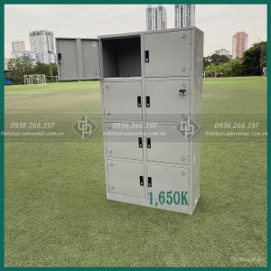 Tủ locker 8 ngăn bằng sắt cho văn phòng giá rẻ