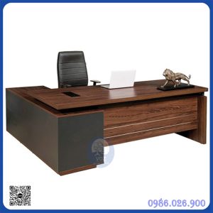 Bàn giám đốc L KT 1m2x1m8 mặt rộng 70cm