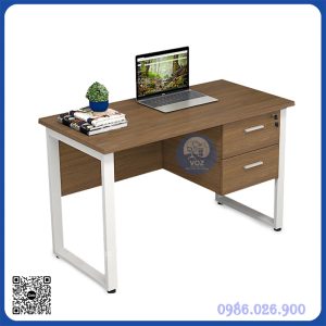 Bàn chân sắt văn phòng có hộc treo (BCS600-2)