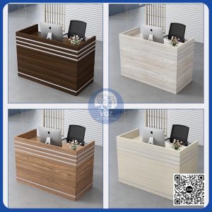 Quầy lễ tân mini giá rẻ rộng 50cm dài 1m2