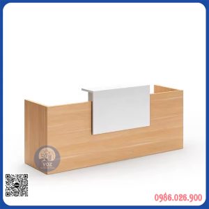 Quầy lễ tân kt dài 1m6