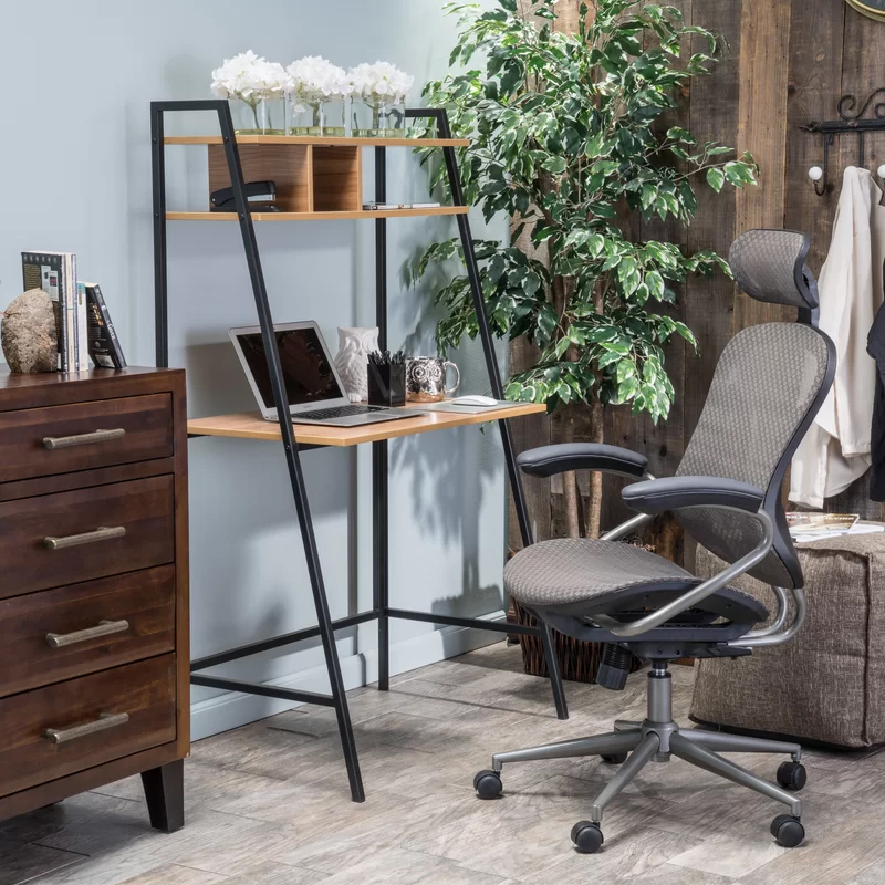 TOP 6 Mẫu bàn làm việc kèm giá sách Đẹp - Tiện Lợi - Giá Rẻ