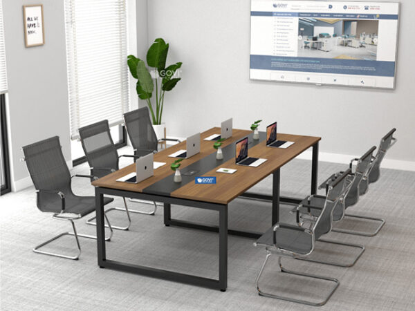 Cụm bàn làm việc nhóm đẹp thiết kế thông minh cho văn phòng