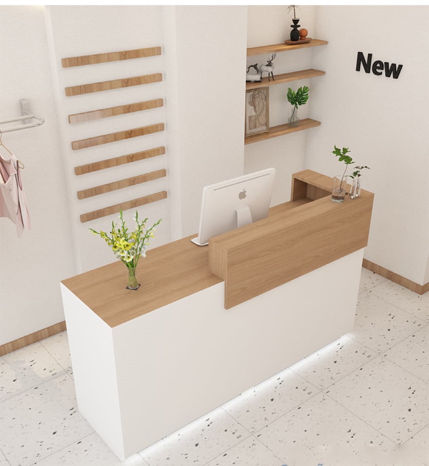 Quầy lễ tân đơn giản