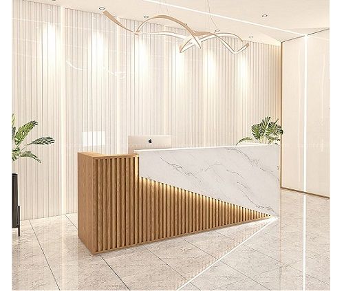 Quầy lễ tân thiết kế đơn giản Quầy lễ tân thiết kế đơn giản