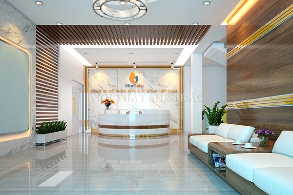 Quầy lễ tân sang trọng