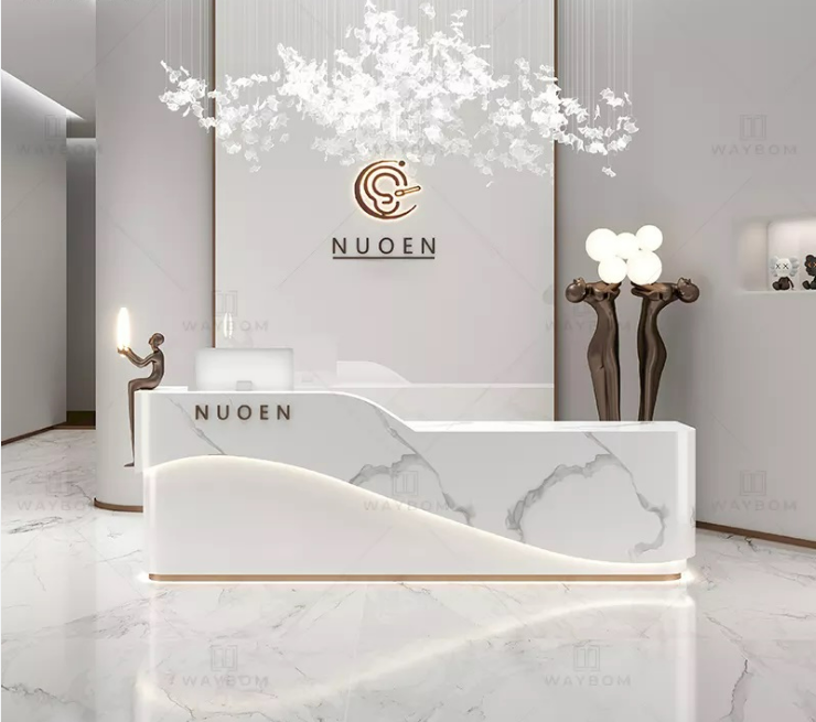 Quầy lễ tân đẹp