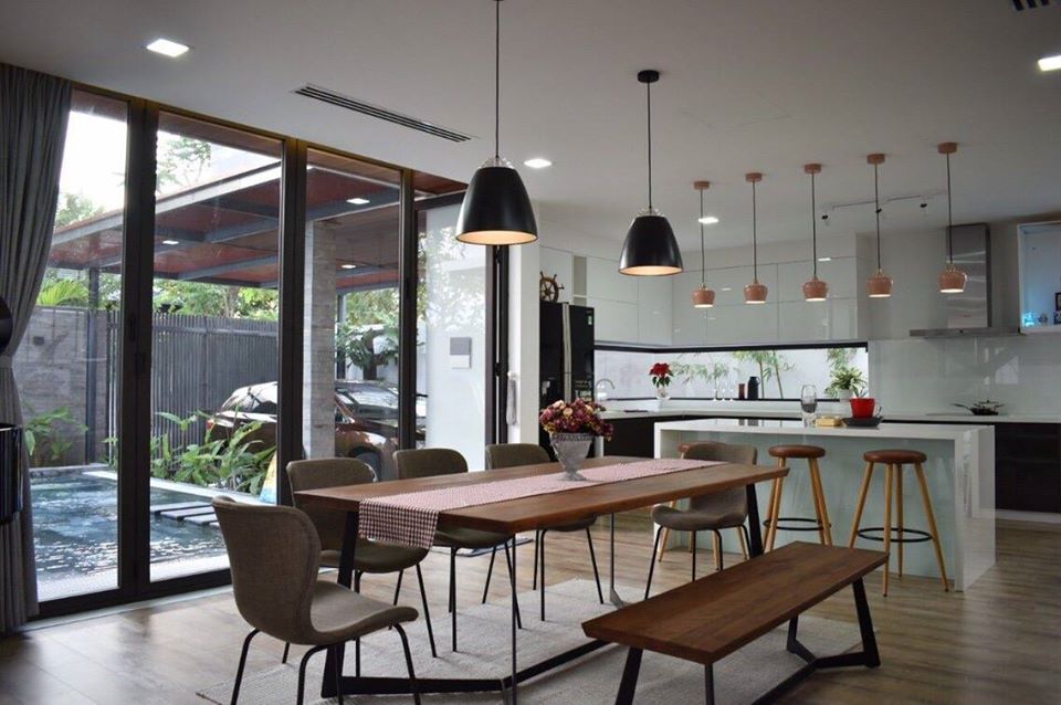 Bộ bàn ăn chung cư thiết kế đơn giản Bộ bàn ăn chung cư thiết kế đơn giản