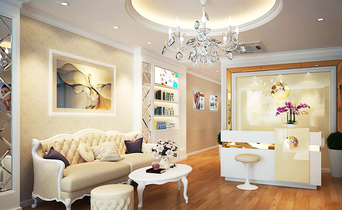 Quầy lễ tân mang đến sự sang trọng