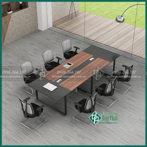 Bàn họp chân sắt KT 1m2x3m mới 100% (BHCS-06)
