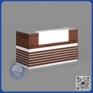 Quầy lễ tân kt 50x1m6 cao 1m05 (QLT-10)