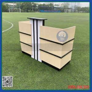 Quầy lễ tân giá rẻ gỗ công nghiệp (QLT-01)