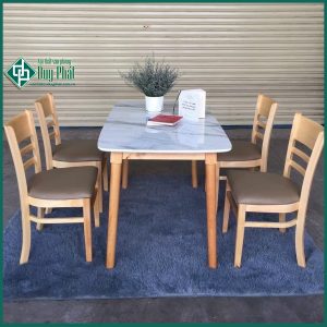 BỘ BÀN ĂN CABIN 4 GHẾ GIÁ RẺ (BAN-03)