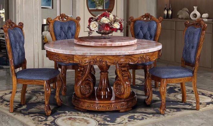 Bàn ghế ăn cổ điển
