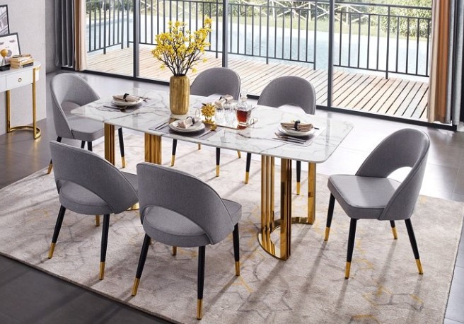 Bộ bàn ăn 6 ghế hiện đại Bộ bàn ăn 6 ghế hiện đại