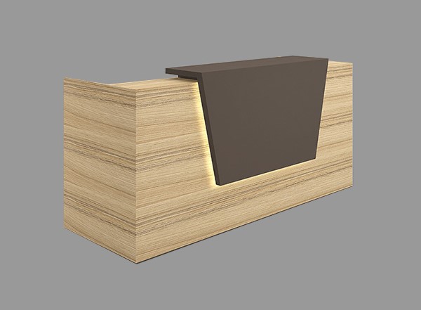 Mẫu quầy lễ tân đơn giản Mẫu quầy lễ tân đơn giản