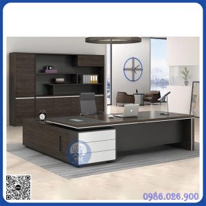 Bàn giám đốc L cao cấp (BGDL-11) KT 1M2X1M8 MẶT RỘNG 70CM
