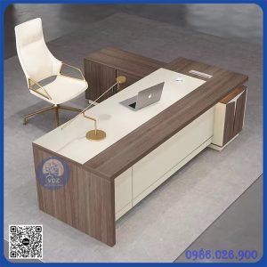Bàn giám đốc chữ L kích thước 1m2x1m8 mặt rộng 70cm (BGDL-14) Bàn giám đốc chữ L kích thước 1m2x1m8 mặt rộng 70cm (BGDL-14)