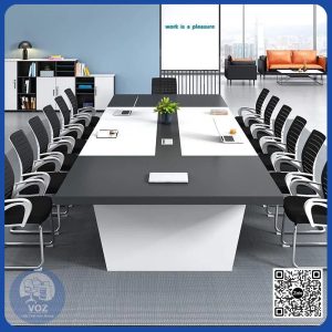 Bàn họp chân hộp KT 1m4x3m (BHCG-06)