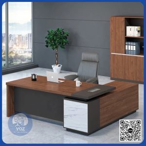 Bàn giám đốc chữ L kích thước 1m2x1m8 mặt rộng 70cm (BGDL-20)