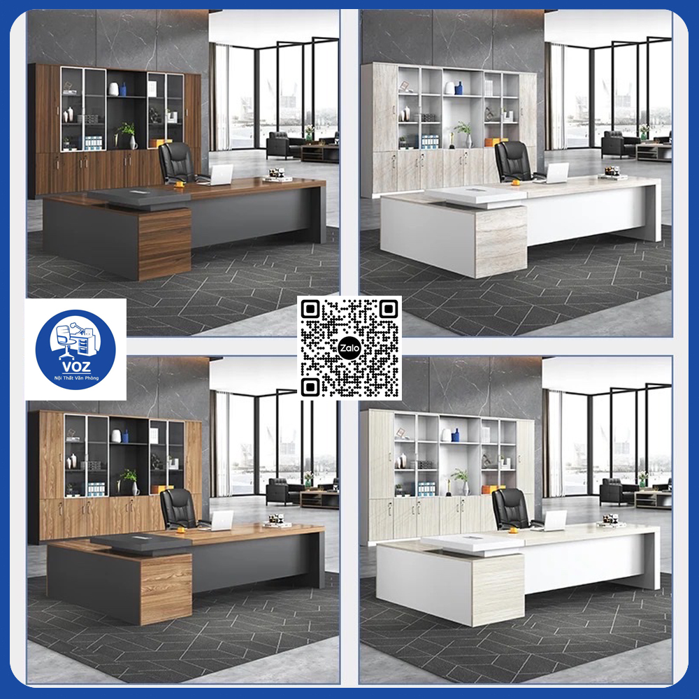 Bàn giám đốc L cao cấp (BGDL-11) KT 1M2X1M8 MẶT RỘNG 70CM Bàn giám đốc L cao cấp (BGDL-11) KT 1M2X1M8 MẶT RỘNG 70CM