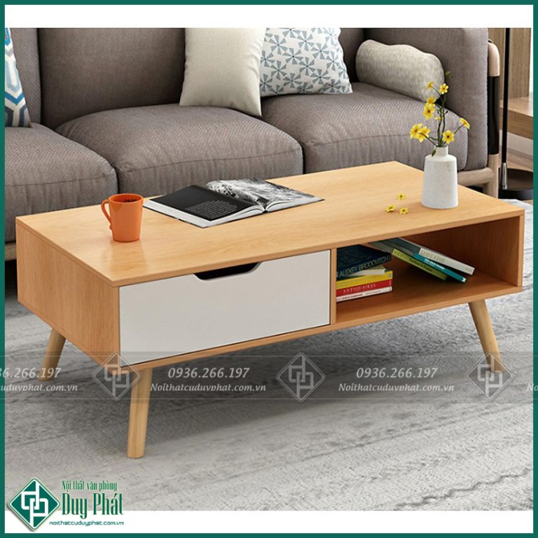 Bàn sofa chân gỗ