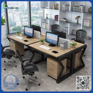 Module bàn chân sắt vách ngăn 4 người 2M4 – BLVDP24