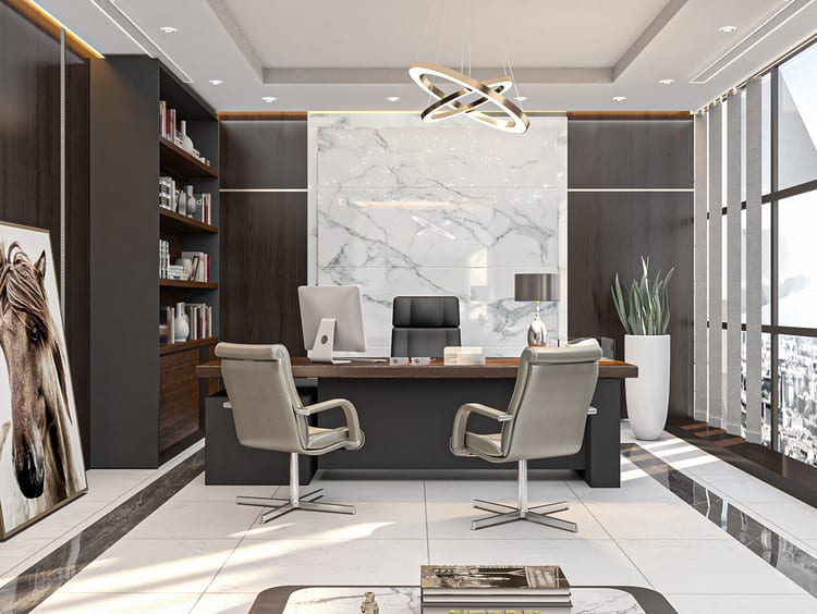 Bàn giám đốc với đa dạng mẫu mã Ưu điểm của mẫu bàn giám đốc chân sắt