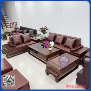 Bộ Bàn Ghế Phòng Khách Sofa Đùi Gà 2 Văng – SFVOZ-165