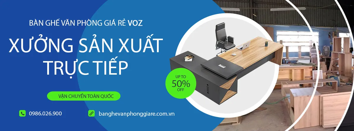 Bàn ghế văn phòng giá rẻ VOZ