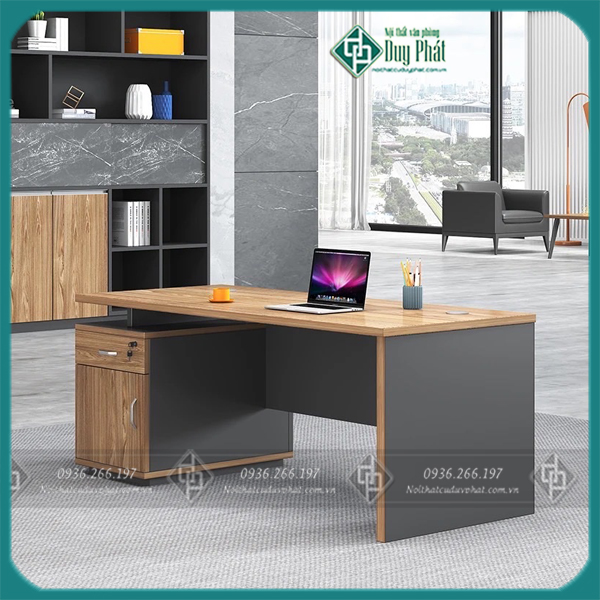 Bàn giám đốc có hộc KT 70x1m4 Bàn giám đốc có hộc KT 70x1m4
