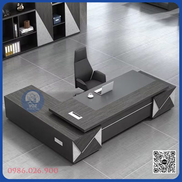 Bàn lãnh đạo cao cấp kích thước 1m6x1m8 mặt rộng 80cm Bàn lãnh đạo cao cấp kích thước 1m6x1m8 mặt rộng 80cm