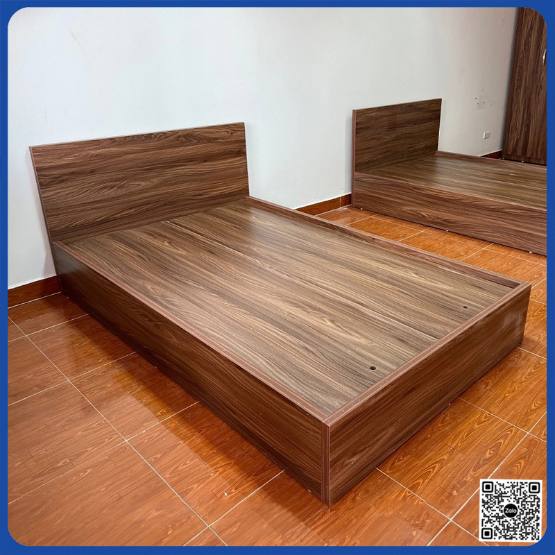 giường gỗ công nghiệp kt 1m8x2m (không ngăn kéo) giường gỗ công nghiệp kt 1m8x2m (không ngăn kéo)