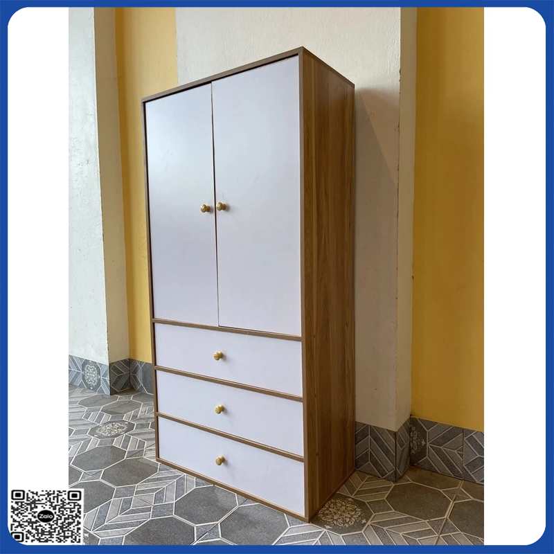 Tủ quần áo 2 cánh mở +2 ngăn kéo TQA-VOZ Tủ quần áo 2 cánh mở +2 ngăn kéo TQA-VOZ